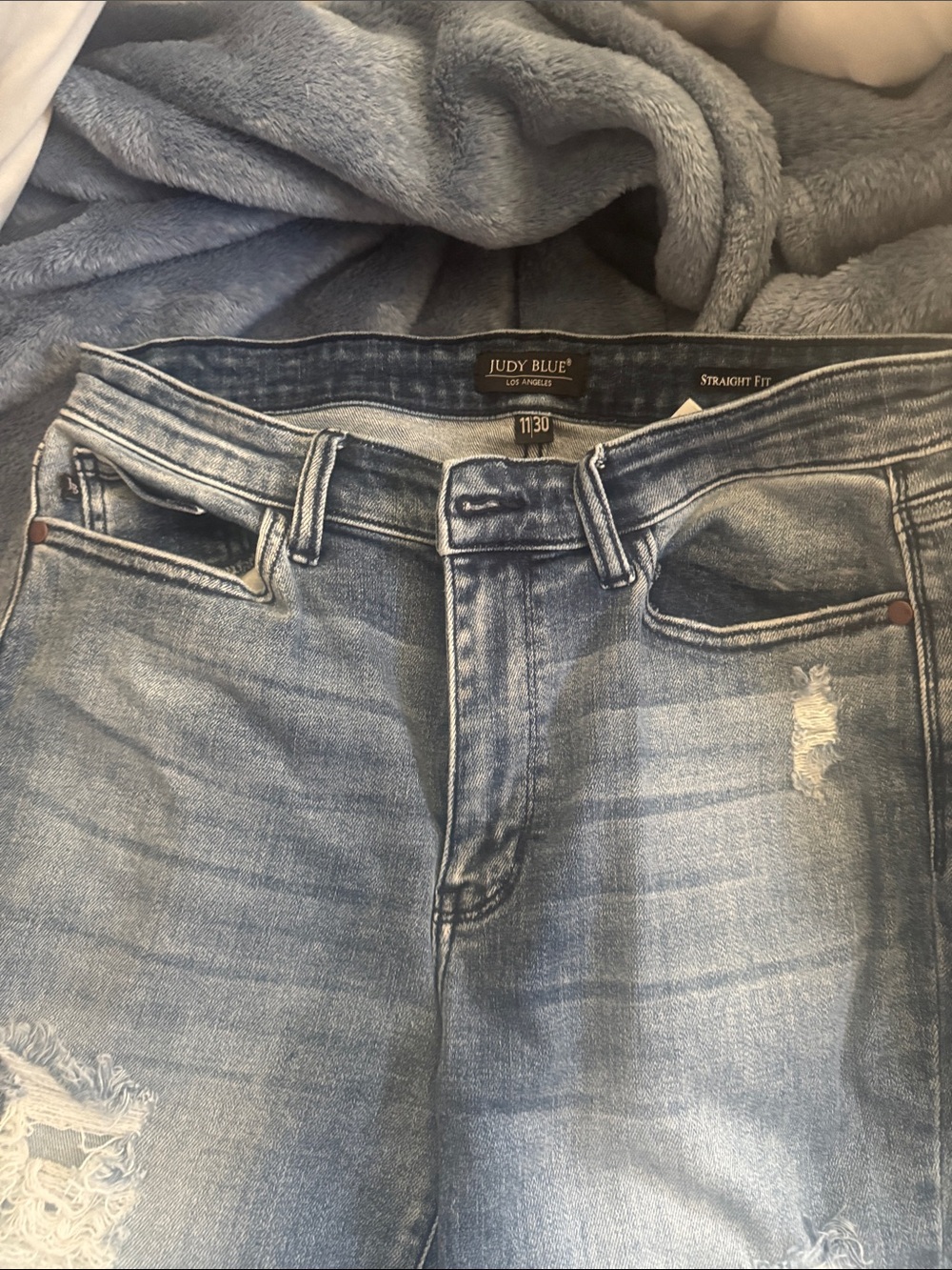 Judy Blue Light Wash Straight Leg Jeans